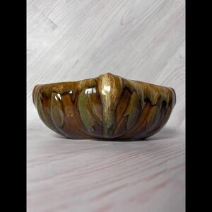 Vintage Dryden Pottery Bowl in Earthen Tones